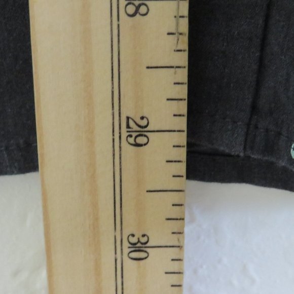 Old Navy* Men's Short Sleeve Button Down Curved‎ Hem Chest Pocket Shirt~ Large - Picture 8 of 11